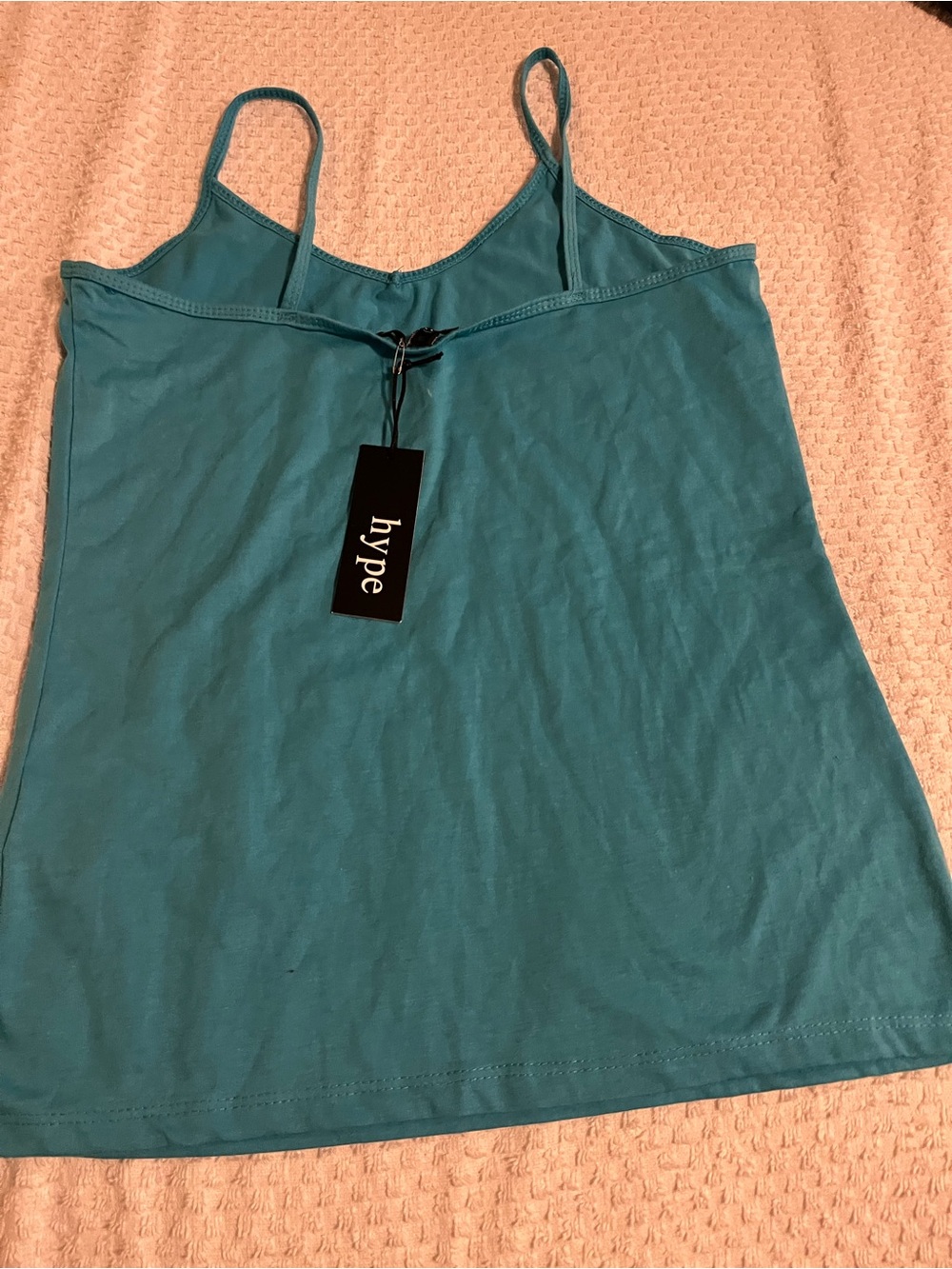 Hype Teal Spaghetti Strap Camisole